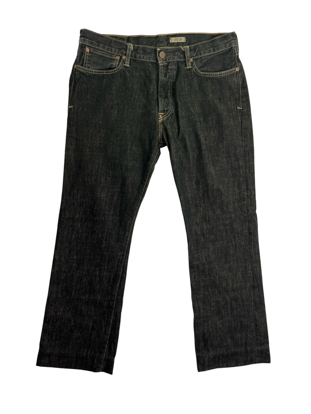 Polo Ralph Lauren Vintage Button Fly Jeans Men’s 33x30 Dark Wash 100% Cotton